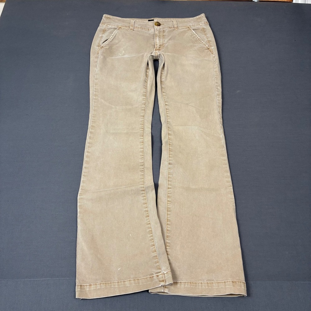 Y2K American Eagle Tan Kick Boot Cut Pants Women's Size 4 Short (28x28)